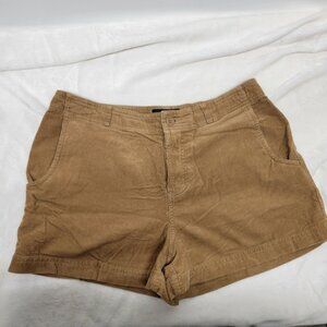 Ralph Lauren corduroy shorts size 10 olive brown cotton fly buttons vintage EVC